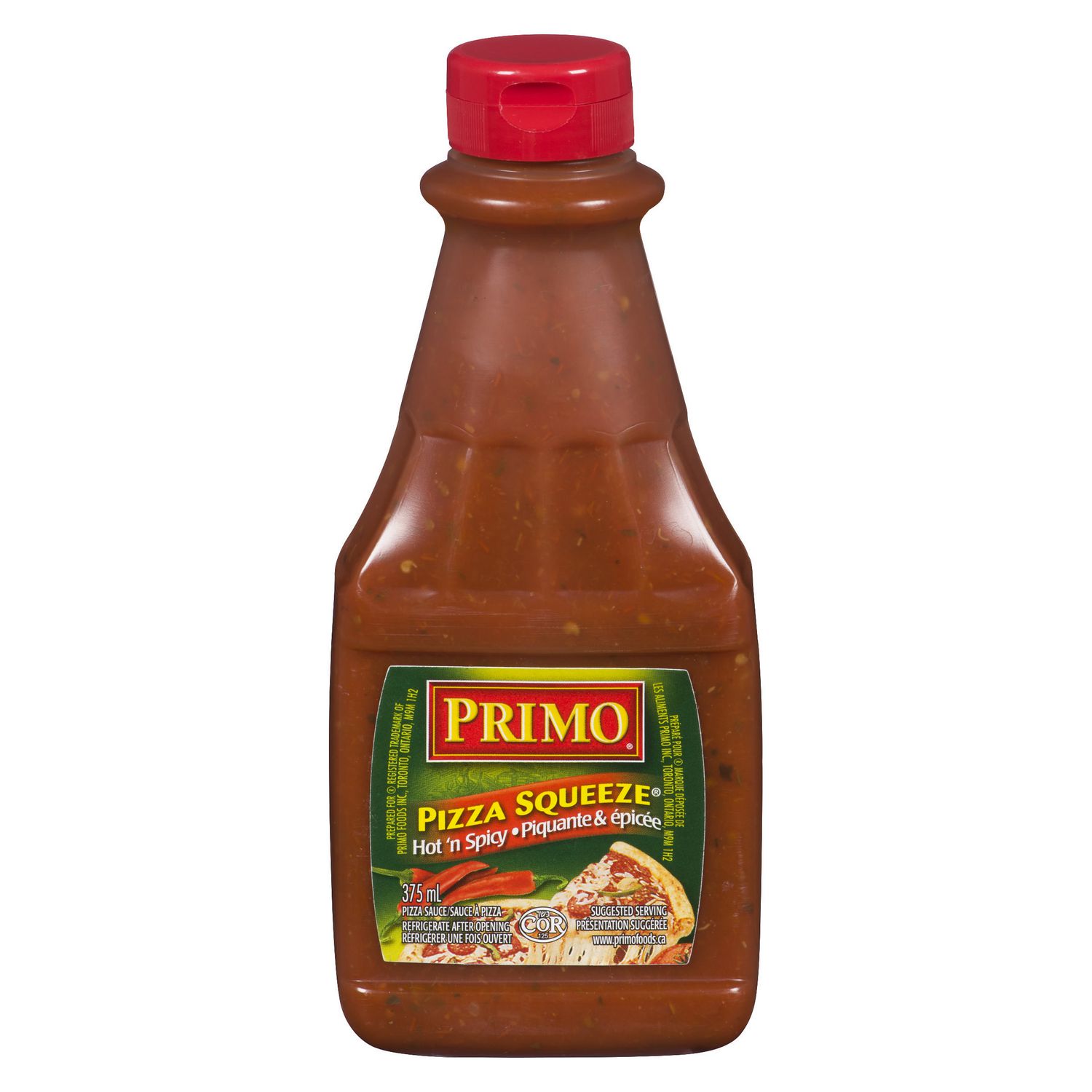 Primo Pizza Squeeze Pizza Squeeze Hot & Spicy 
